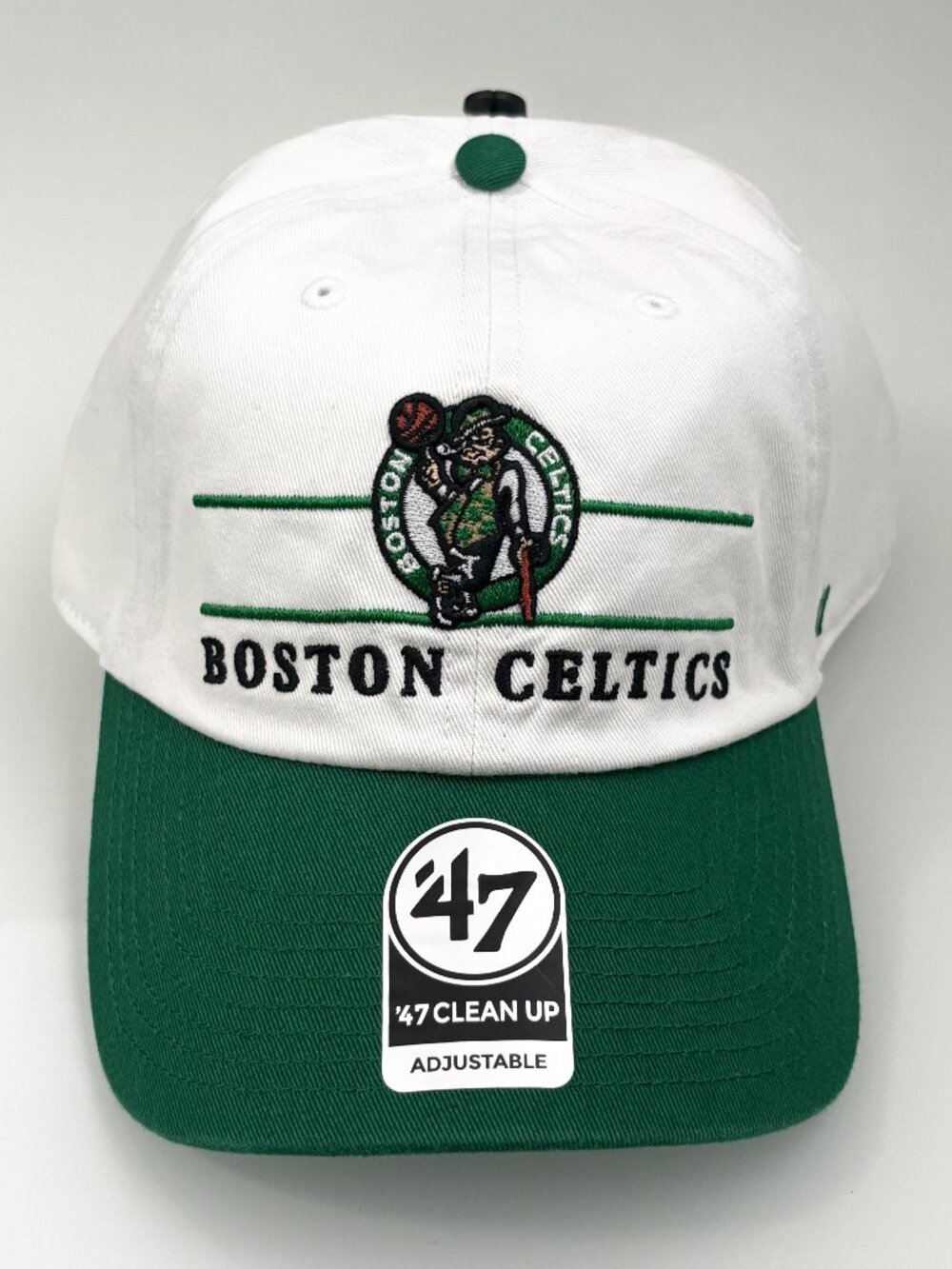 '47 Brand Boston Celtics Clean Up Arena Snapback Adjustable Hat Cap NBA OSFM NWT